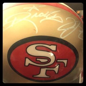 Autographed Ricky Watters Helmet